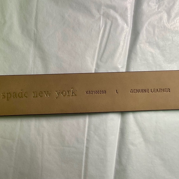 Kate Spade 32mm Rhinestone Flower Belt - Ripe Apple - NWT - Picture 9 of 9